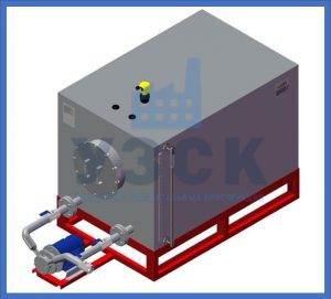 Горизонтальный БДП с насосом в Узгене