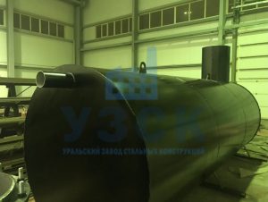 Резервуар горизонтальный стальной наземный в Узгене