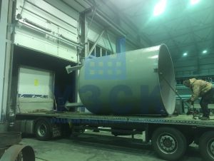 Доставка резервуара вертикального в Узгене