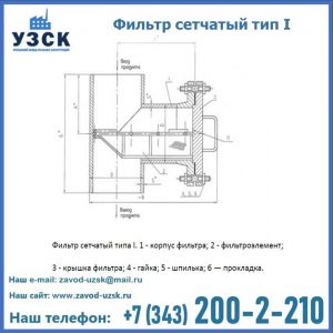 Фильтр сетчатый ФС по Т-ММ-11-2003 в Узгене