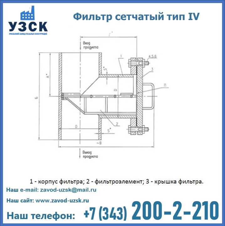 Фильтр сетчатый ФС по Т-ММ-11-2003 в Узгене