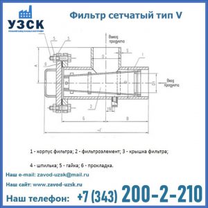 Фильтр сетчатый ФС по Т-ММ-11-2003 в Узгене